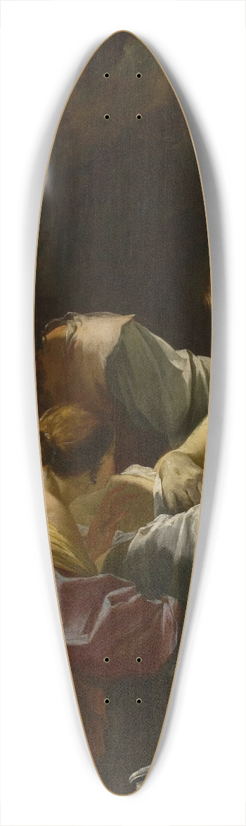 Simon Vouet - The Entombment 39.3 inch art pintail longboard deck