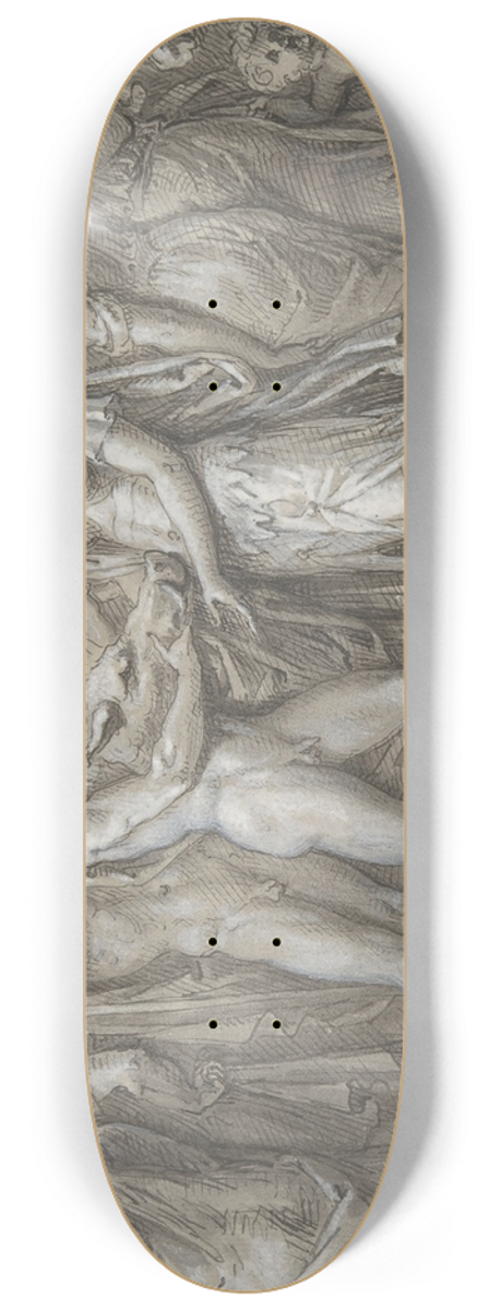 Guillaume Boichot - Meleager Presents to Atalanta the Head of the Calydonian Boar 8.25 inch art skate deck