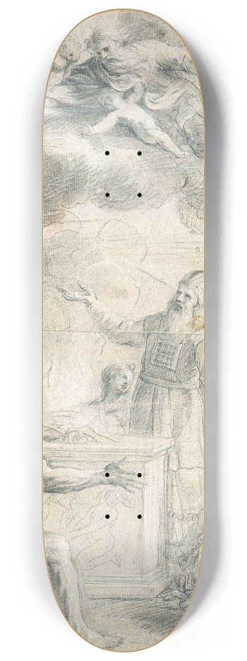 Guillaume Courtois - Aarons Sacrifice 8.25 inch art skate deck