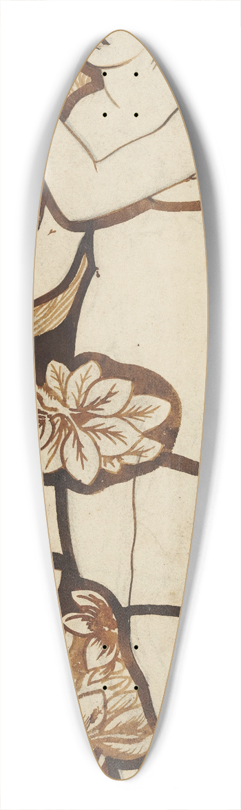 Sir Edward Coley Burne-Jones - Eve 39.3 inch art pintail longboard deck