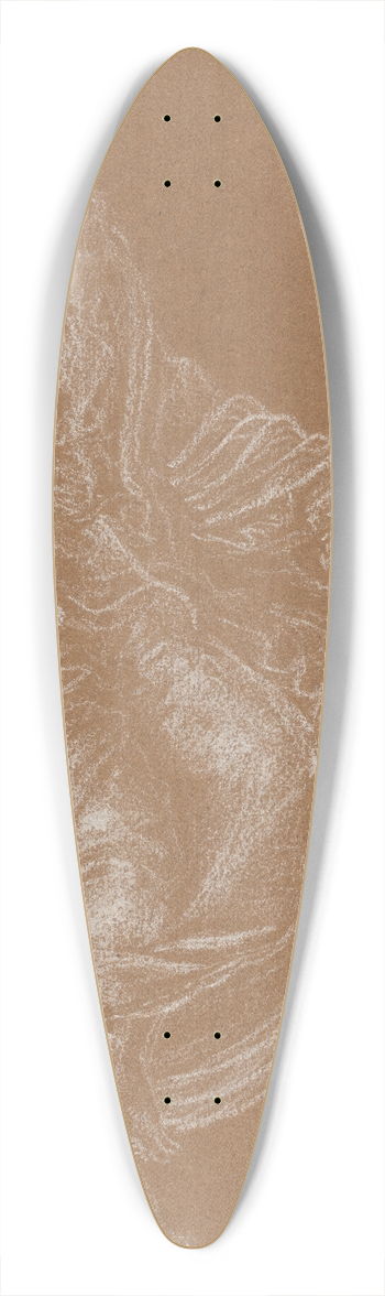 Sir Edward Coley Burne-Jones - Flora 39.3 inch art pintail longboard deck