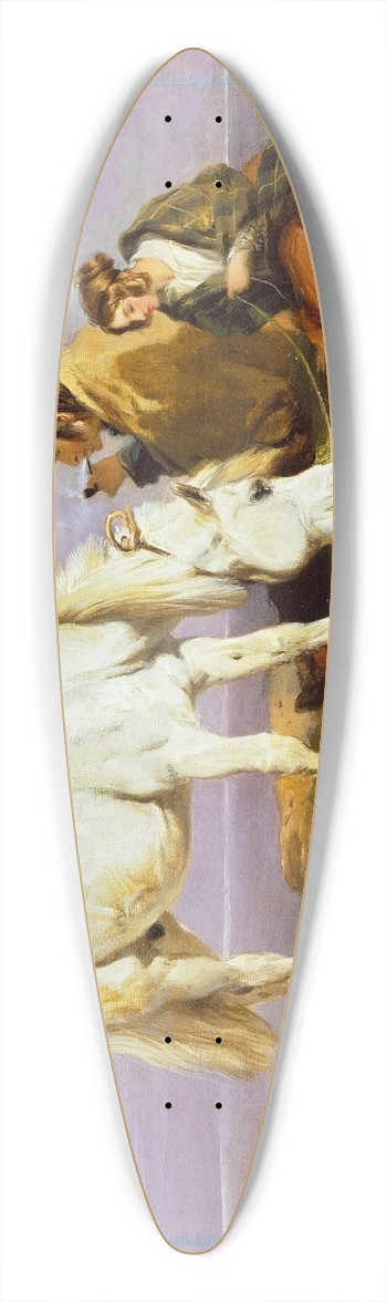 Sir Edwin Henry Landseer - A Highland Scene 39.3 inch art pintail longboard deck