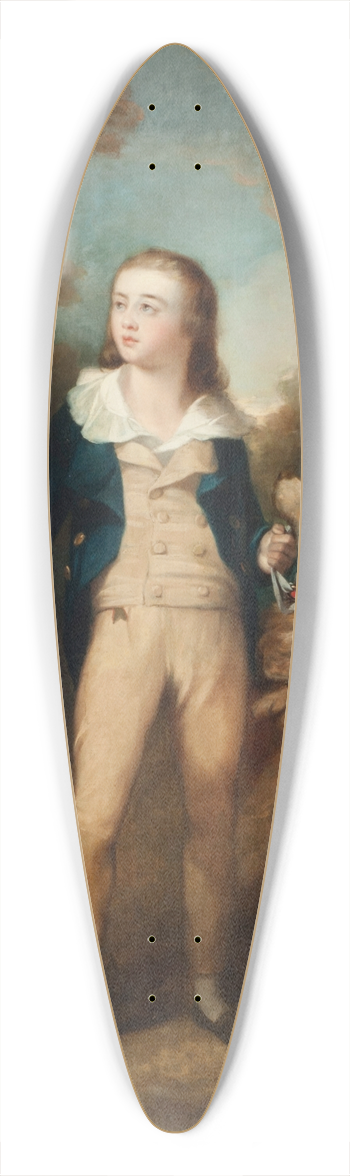 Sir Henry Raeburn - Master Cathcart y perro 39.3 inch art pintail longboard deck