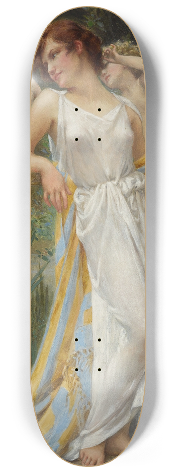 Guillaume Seignac - Psyche With Putti 8.25 inch art skate deck