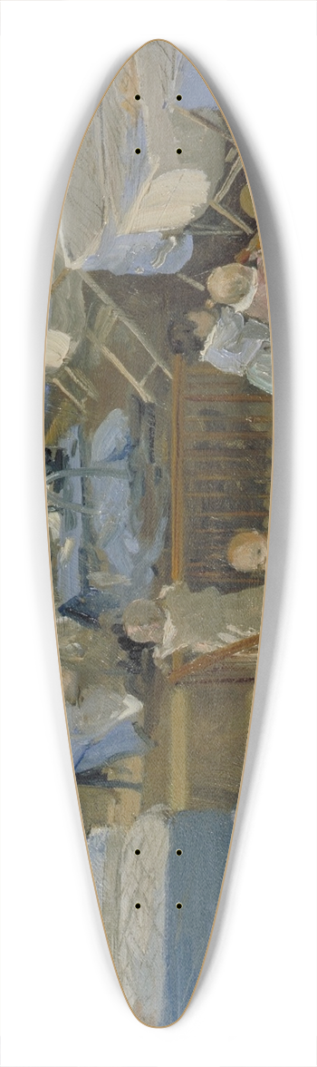 Sir John Lavery - Lady Henrys Crche, Woolwich 39.3 inch art pintail longboard deck
