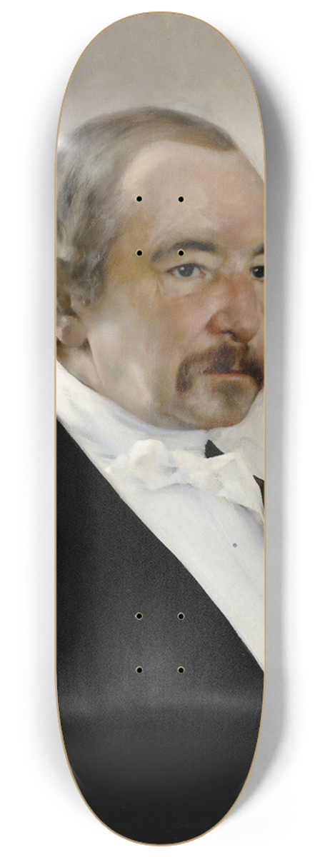 Gunnar Berndtson - Portrait Of Zacharias Topelius 8.25 inch art skate deck