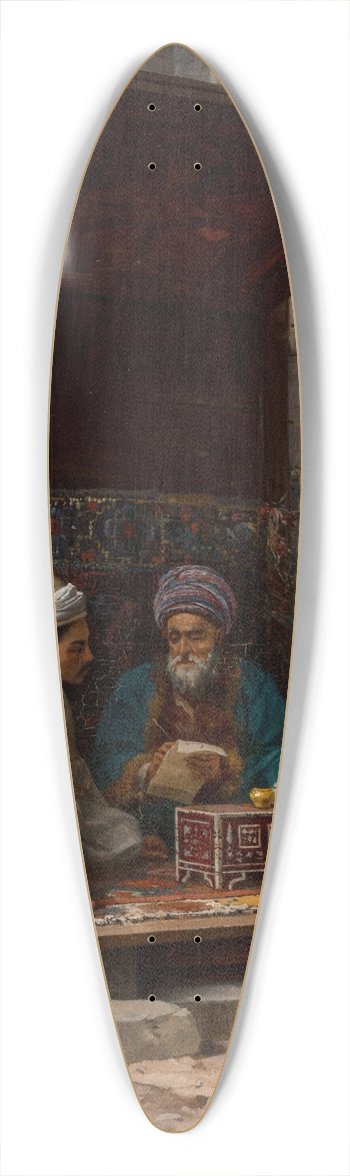 Stanisaw von Chlebowski - Un crivain public  Constantinople 39.3 inch art pintail longboard deck