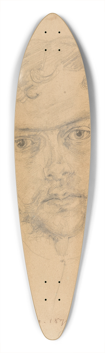Stanisaw Wyspiaski - Portret wasny artysty 39.3 inch art pintail longboard deck