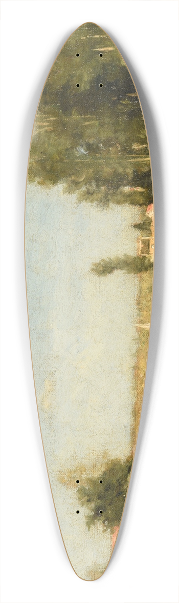 Stanislas Lpine - Les Bords de la Marne 39.3 inch art pintail longboard deck