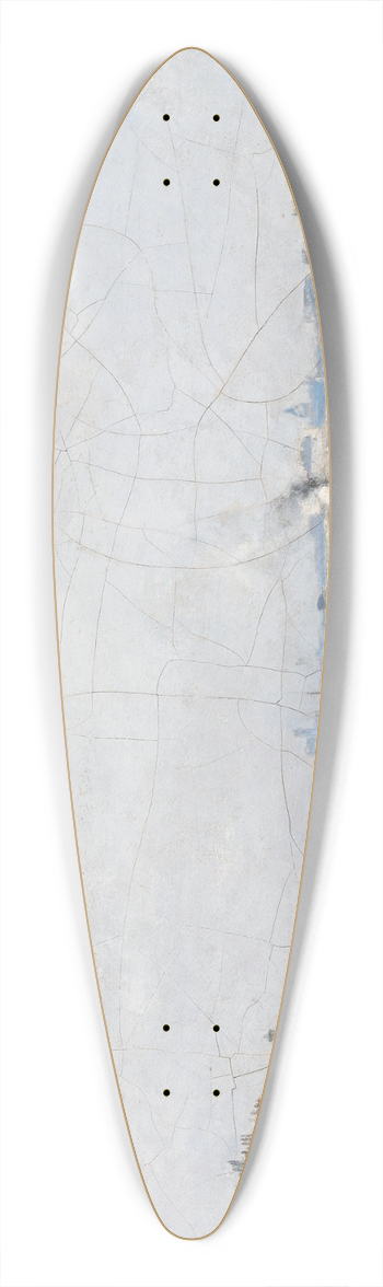 Stanislas Lpine - The Seine  Bercy 39.3 inch art pintail longboard deck