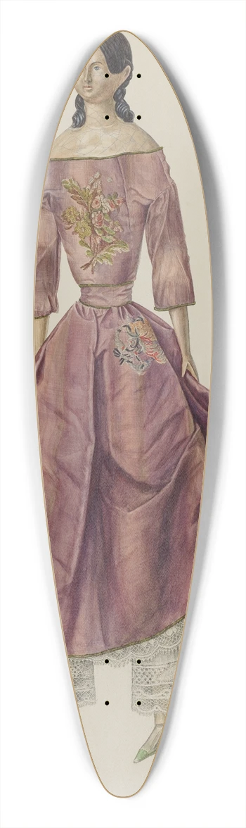 Stanley Mazur - Doll 39.3 inch art pintail longboard deck