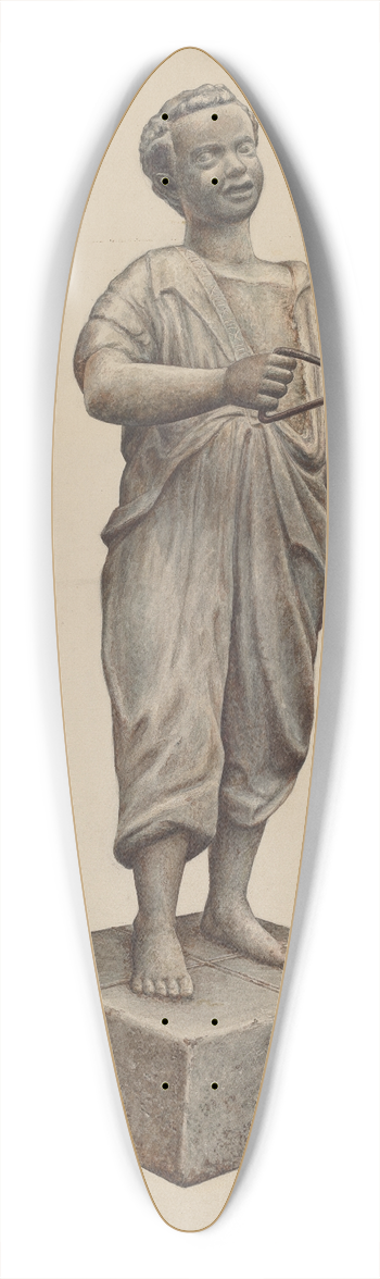 Stanley Mazur - Hitching Post 39.3 inch art pintail longboard deck