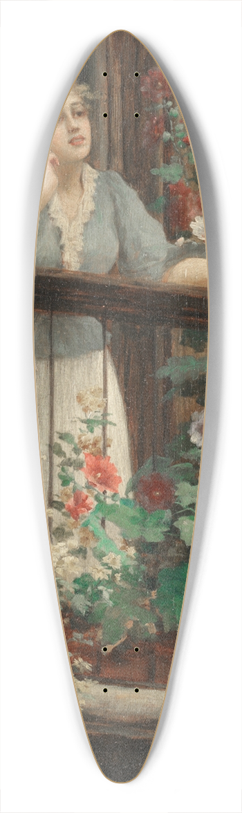 Stefano Novo - Day dreams 39.3 inch art pintail longboard deck