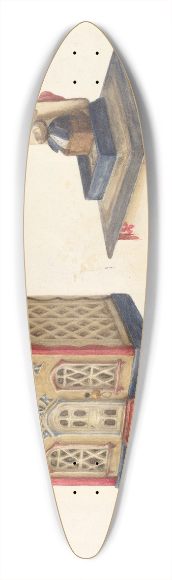Stella Mosher - Iron Bank 39.3 inch art pintail longboard deck