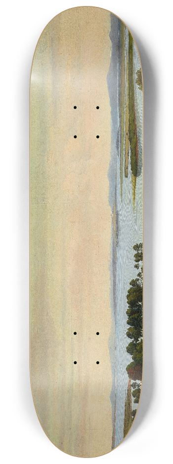 Gustaf Wilhelm Palm - Lake Siljan. Study 8.25 inch art skate deck