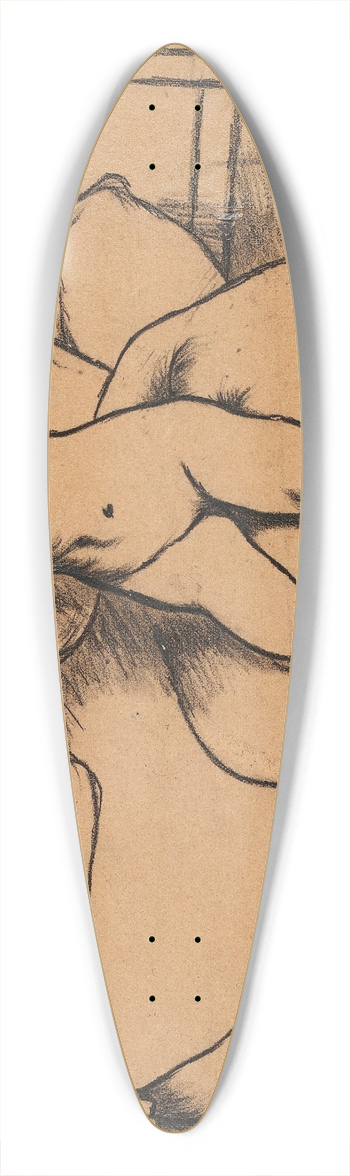 Suzanne Valadon - Nu assis se coiffant 39.3 inch art pintail longboard deck