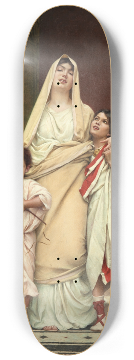 Gustave Boulanger - The Mother of the Gracchi 8.25 inch art skate deck