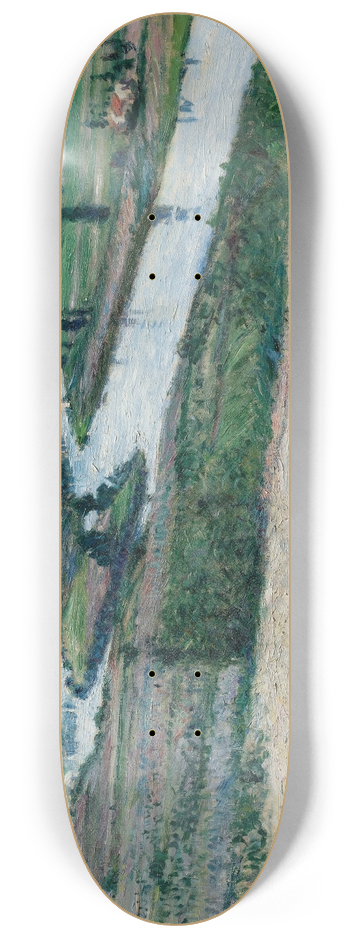 Gustave Caillebotte - La Seine  La Pointe Depinay 8.25 inch art skate deck
