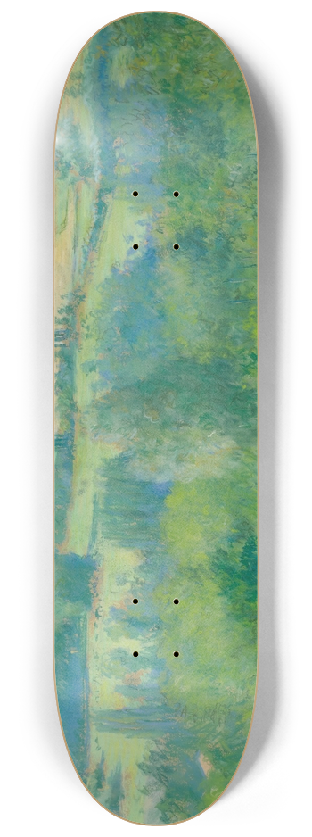 Gustave Caillebotte - La Valle De Lyerres 8.25 inch art skate deck