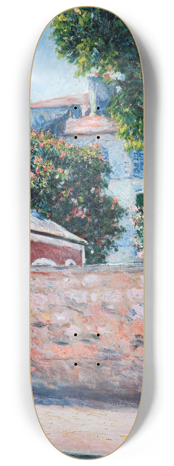 Gustave Caillebotte - Maisons  Argenteuil 8.25 inch art skate deck