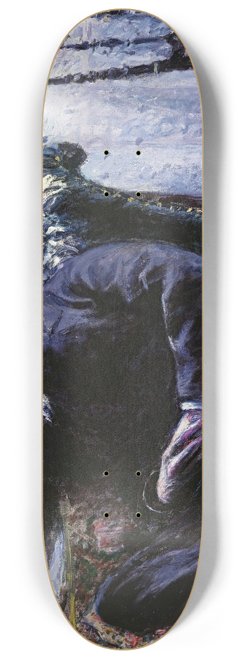 Gustave Caillebotte - Portrait de Georges Roman 8.25 inch art skate deck