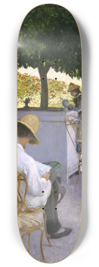 Gustave Caillebotte - The Orange Trees 8.25 inch art skate deck