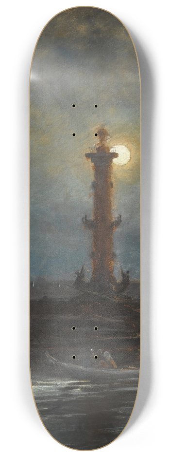 Alexei Petrovich Bogoliubov - Rostral Column in St Petersburg 8.25 inch art skate deck