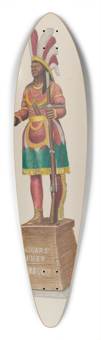 Sydney Roberts - Cigar Store Indian 39.3 inch art pintail longboard deck
