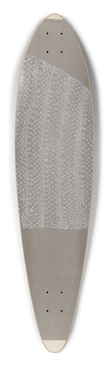 Sylvia De Zon - Babys Cap 39.3 inch art pintail longboard deck