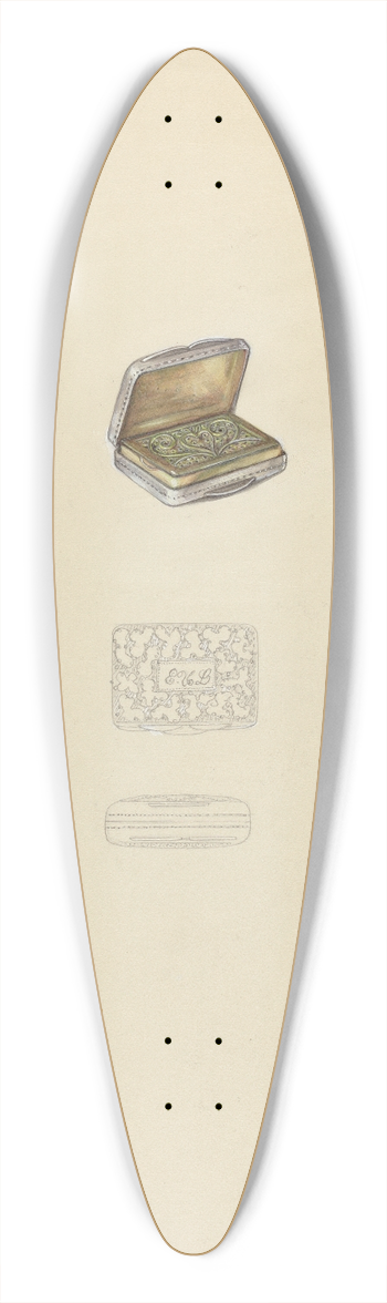 Sylvia De Zon - Box 39.3 inch art pintail longboard deck