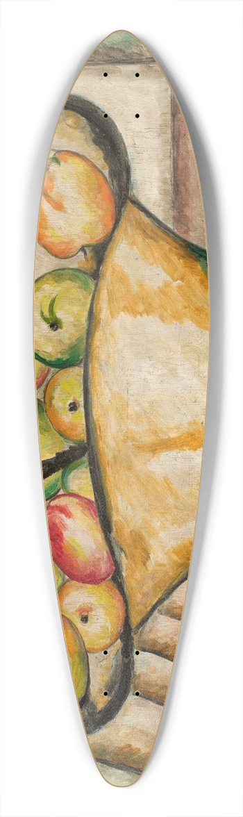 Tadeusz Makowski - Basket with apples 39.3 inch art pintail longboard deck