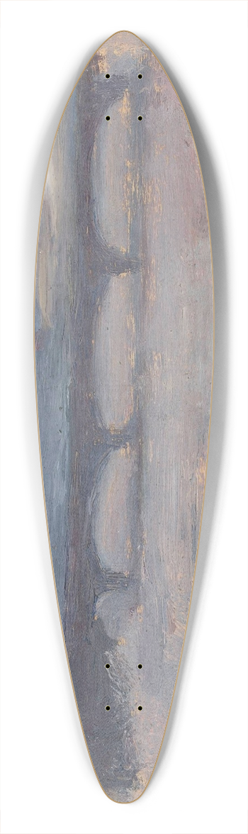 Tadeusz Makowski - Bridge on the Seine 39.3 inch art pintail longboard deck