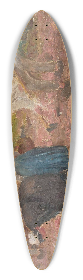 Tadeusz Makowski - Digging potatoes 39.3 inch art pintail longboard deck