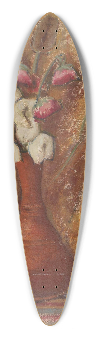 Tadeusz Makowski - Flowers in a clay flower-vase 39.3 inch art pintail longboard deck