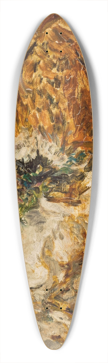 Tadeusz Makowski - Ptaki 39.3 inch art pintail longboard deck