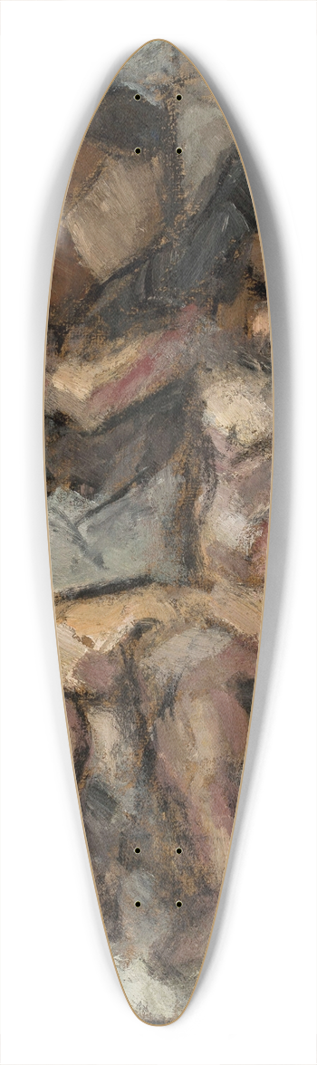 Tadeusz Makowski - Rest 39.3 inch art pintail longboard deck