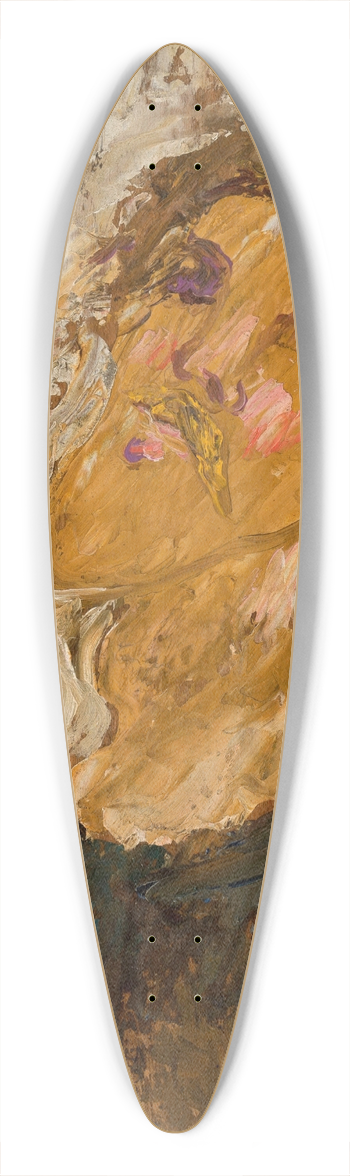 Tadeusz Makowski - Self-portrait study 39.3 inch art pintail longboard deck