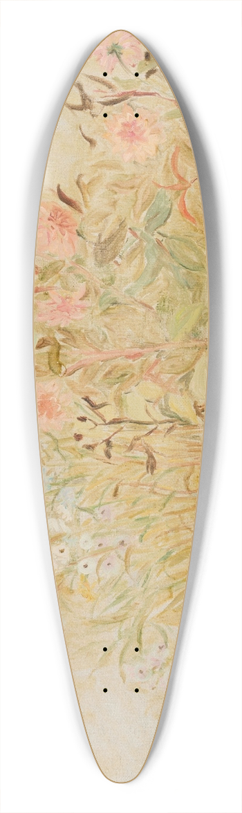 Tadeusz Makowski - Small garden 39.3 inch art pintail longboard deck