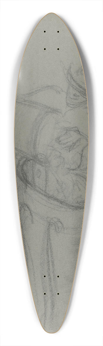 tefan Polkorb - Grape Harvest 39.3 inch art pintail longboard deck