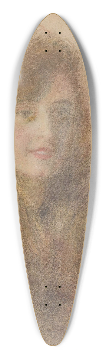 Teodor Axentowicz - Redhead 39.3 inch art pintail longboard deck
