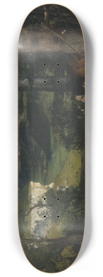 Gustave Courbet - Femme dans un hamac 8.25 inch art skate deck