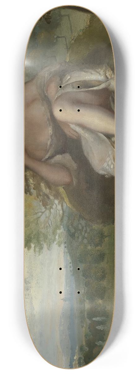 Gustave Courbet - La sieste 8.25 inch art skate deck