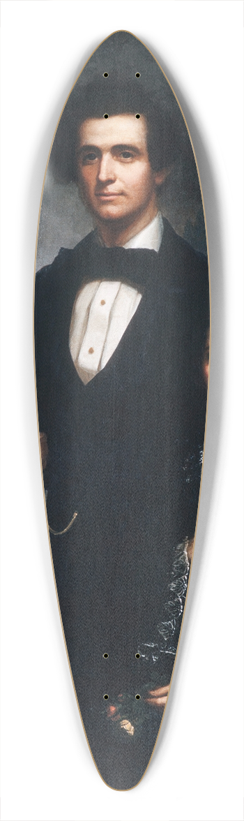 Theodore E. Pine - Mr. and Mrs. Daniel T. MacFarlan 39.3 inch art pintail longboard deck