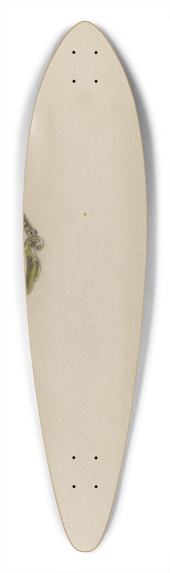 Theodore Kraus - Earring 39.3 inch art pintail longboard deck