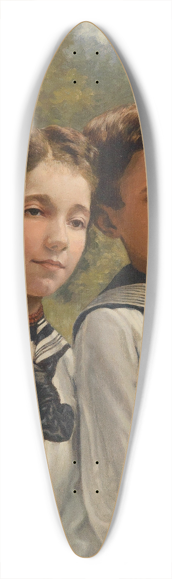 Theodor Mayerhofer - Geschwister 39.3 inch art pintail longboard deck