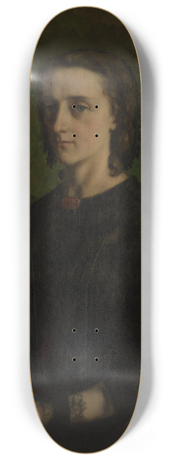 Gustave Courbet - Madame Frederic Breyer (Fanny Hlne Van Bruyssel, 18301894) 8.25 inch art skate deck