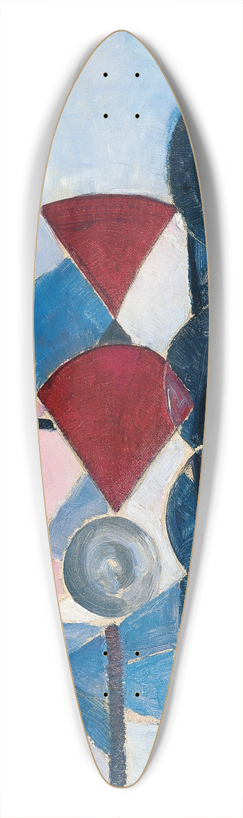 Theo van Doesburg - Composition II (Still Life) 39.3 inch art pintail longboard deck