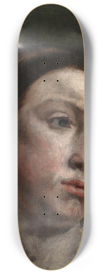 Gustave Courbet - Portrait of a Young Woman 8.25 inch art skate deck