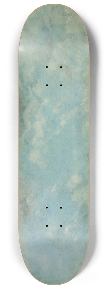 Gustave Courbet - Seaside landscape 8.25 inch art skate deck
