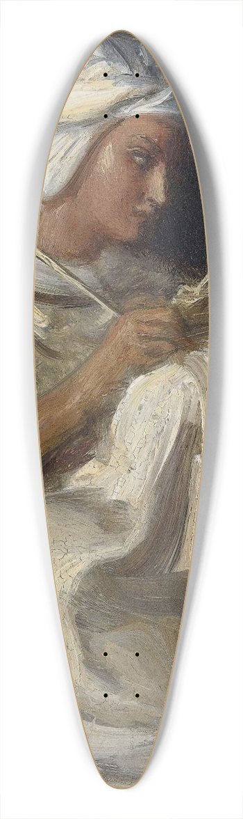 Thodore Chassriau - Petit Taleb (Pote Arabe) 39.3 inch art pintail longboard deck